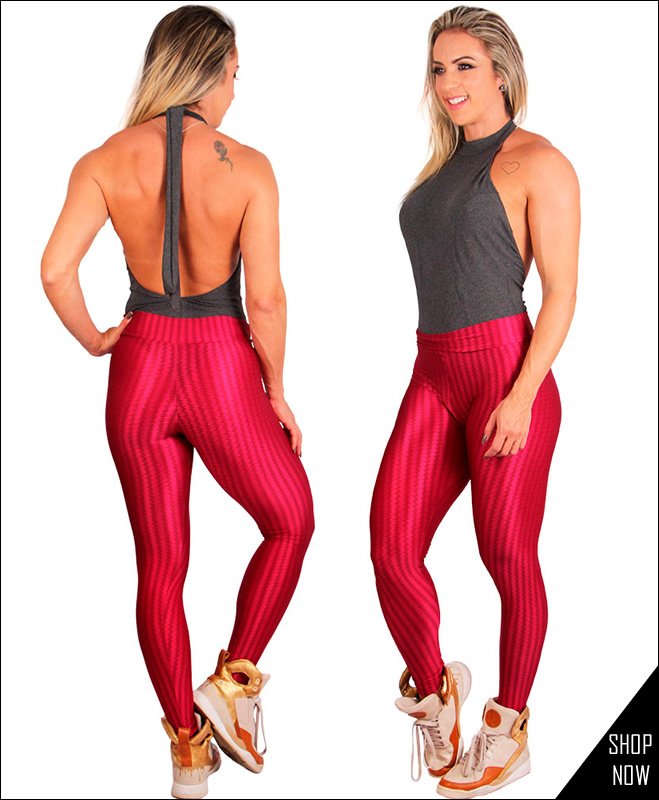 Legging Bordot com Body Feminino preto