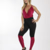 Calça Legging Preta Meião Cirrê Bordot
