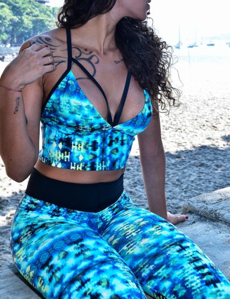CALÇA LEGGING VERDE - TIE DYE COLLECTION 3