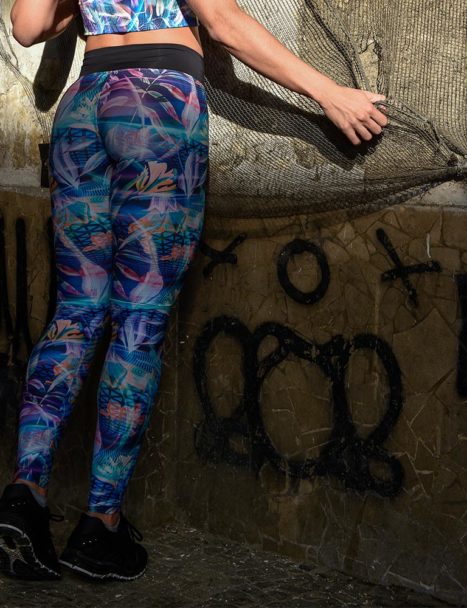 calça legging estampada flowers collection 2