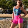 short fitness cross pink - colors collection 2