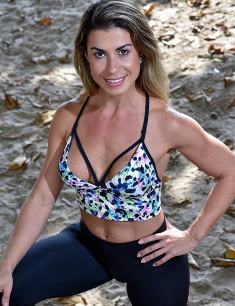 TOP CROPPED STRAPPY COM BOJO REMOVÍVEL - ANIMAL PRINT COLLECTION